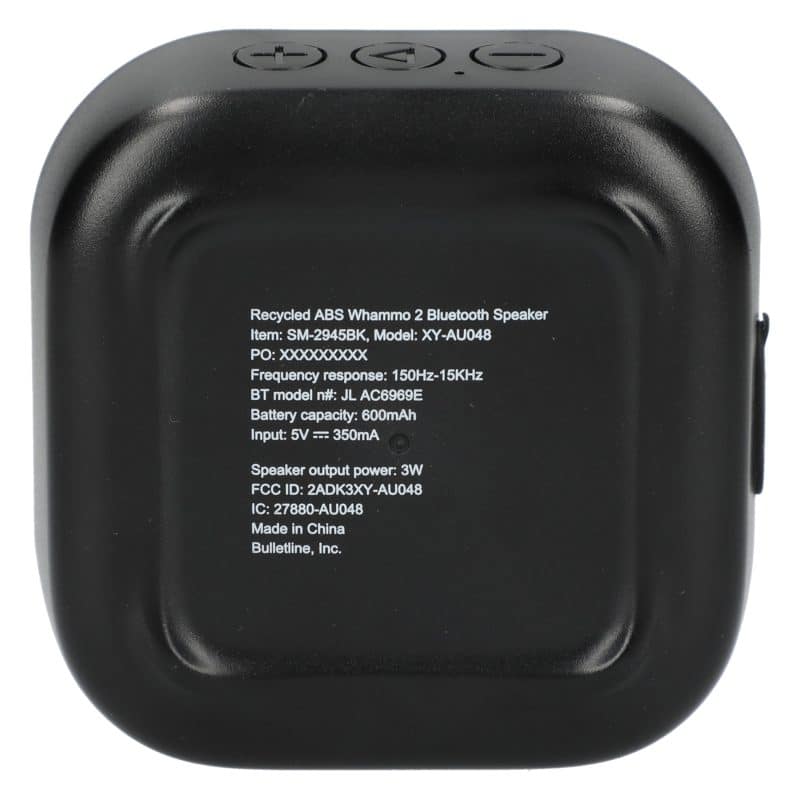 Recycled ABS Whammo 2 Bluetooth Speaker - 5