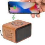 Wood Bluetooth Speaker with Wireless Charging Pad - 3