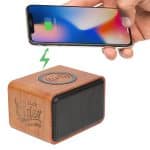 Wood Bluetooth Speaker with Wireless Charging Pad - 5