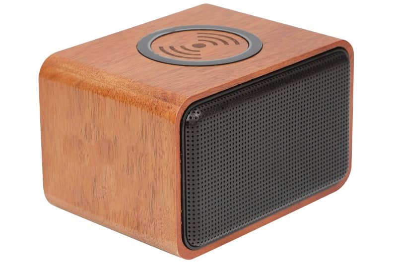 Wood Bluetooth Speaker with Wireless Charging Pad - 6