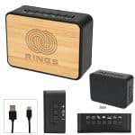 Sound Asleep Bamboo White Noise Machine & Speaker 2.0 - 2