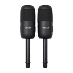 iLive™ Indoor and Outdoor Bluetooth Solar Speakers - Black