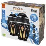 iLive™ Tiki & Bluetooth Speakers with LED Flame - Black - 6