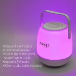 10-Watt Bluetooth Light-Up Speaker With Carrying Handle - 3