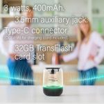 3-Watt Light-Up Bluetooth Speaker - 3