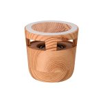 Woodgrain Wireless Charging Pad And Speaker 2.0 - 1