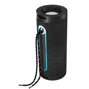 Supersonic Portable Bluetooth Speaker W/ Flashlight Black