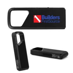 2-Watt Waterproof Bluetooth Speaker w/Built-In Carabiner