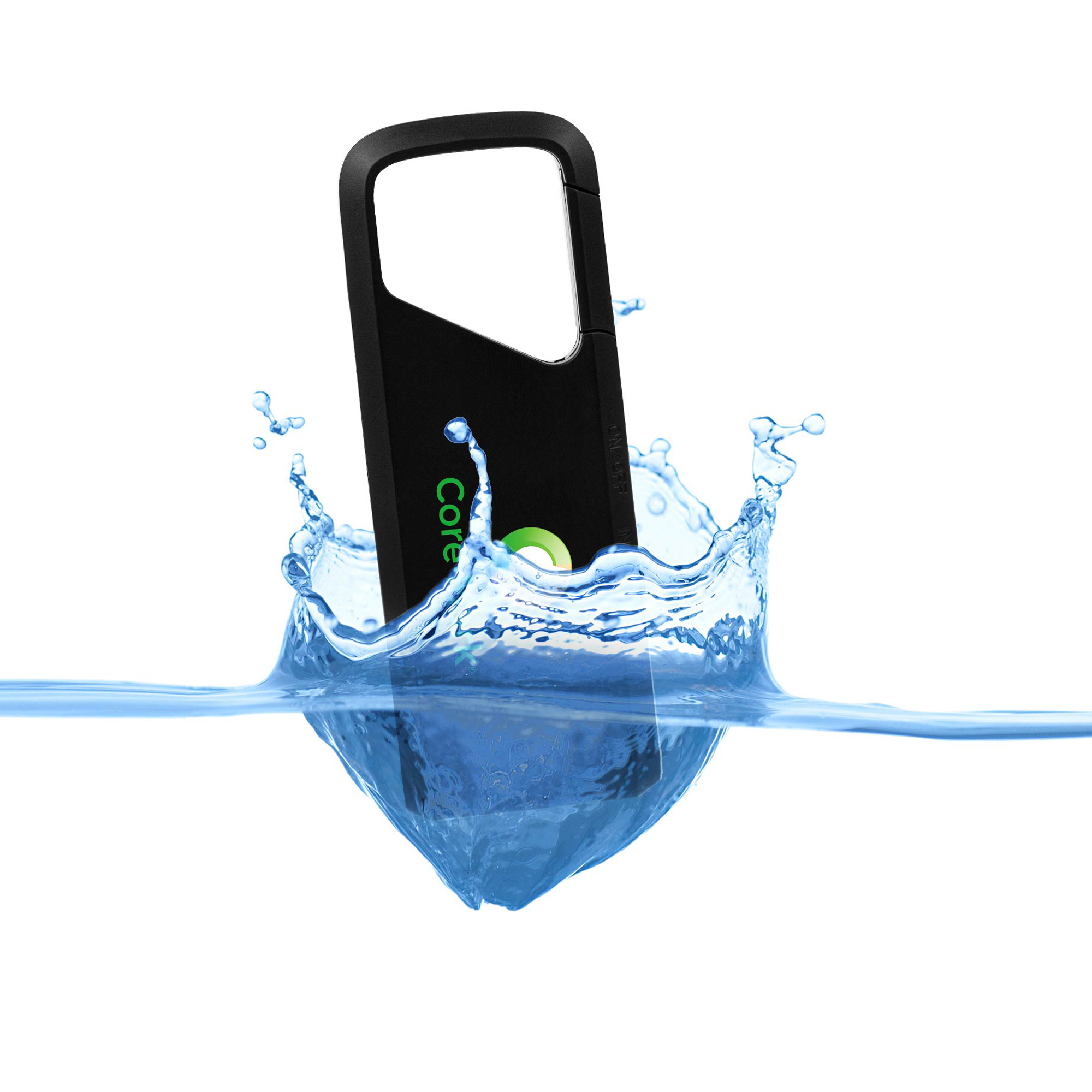 2-Watt Waterproof Bluetooth Speaker w/Built-In Carabiner - 5