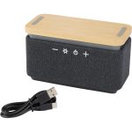 Boost Fabric and Bamboo Wireless Charging Speaker - 5
