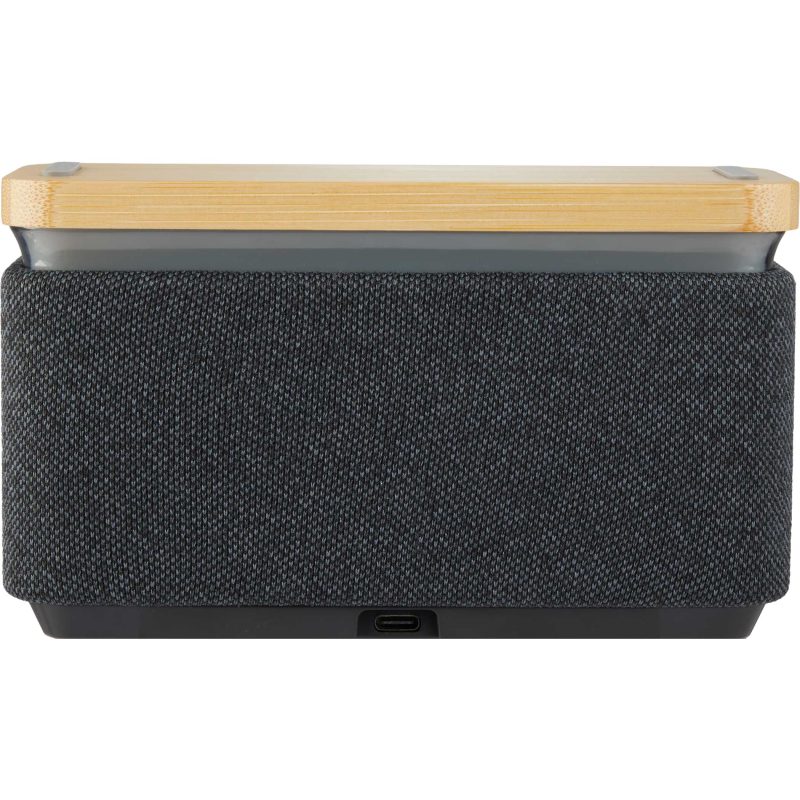 Boost Fabric and Bamboo Wireless Charging Speaker - 9