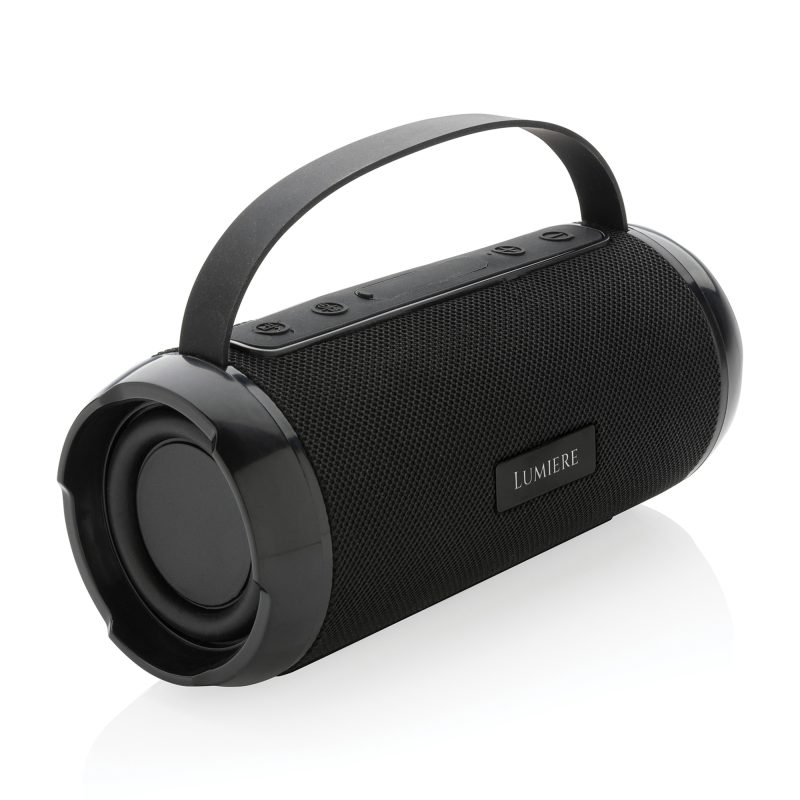 Recycled Plastic Soundboom Waterproof 6W Speaker - Black - 2