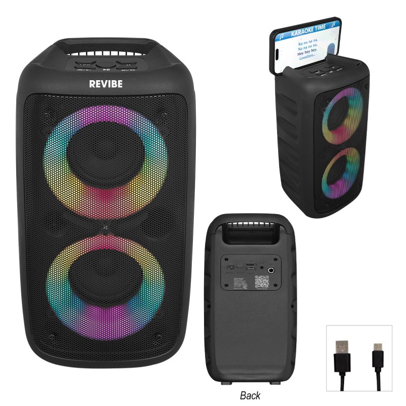 Wireless Speaker Tower With Phone Holder - 2
