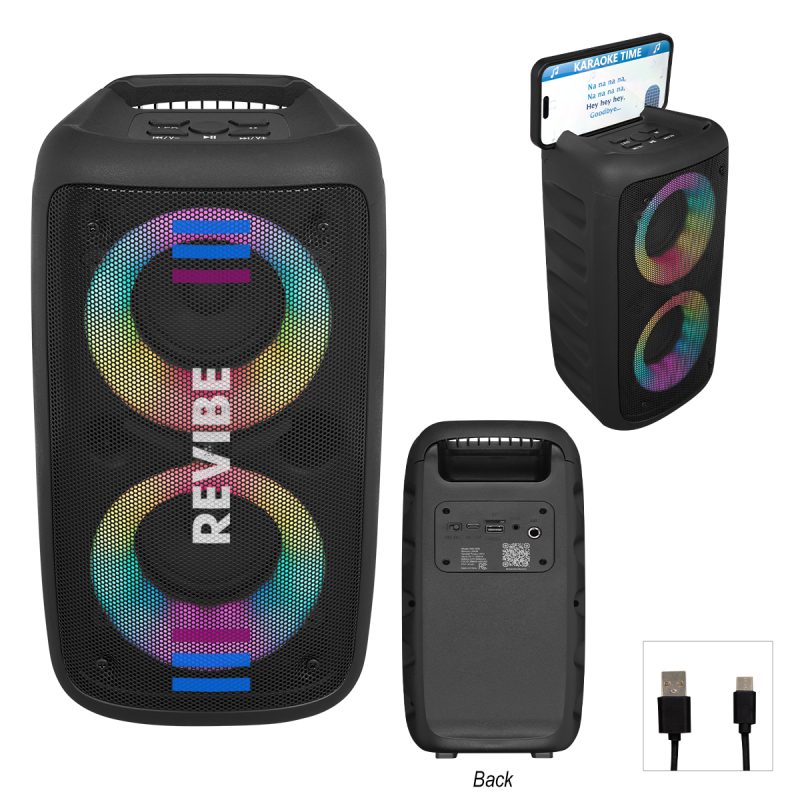 Wireless Speaker Tower With Phone Holder - 5