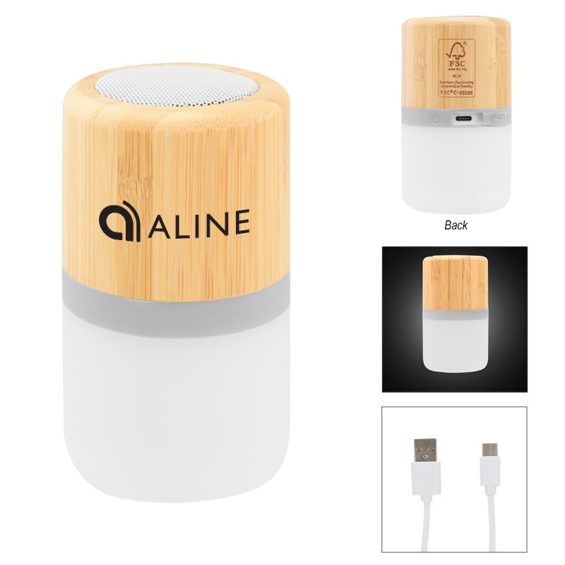 Bamboo Wireless Light Up Speaker - 2