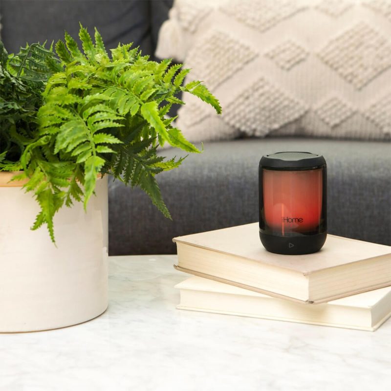 iHome PlayGlow Mini Waterproof Bluetooth Speaker with Color Changing Lights - 5