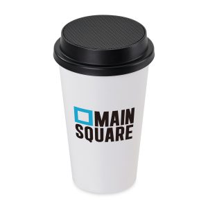 iLive Cup + Wireless Bluetooth Speaker - White-Black